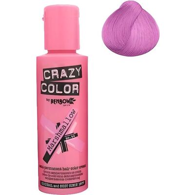 Coloration cheveux semi-permanente CRAZY COLOR MARSHAMLLOW PINK = Rose bonbon Pour un look FUN et des cheveux aux couleurs vives - Publicité Coloration cheveux semi-permanente CRAZY COLOR MARSHAMLLOW PINK = Rose bonbon Pour un look FUN et des cheveux aux couleurs vives - Publicité