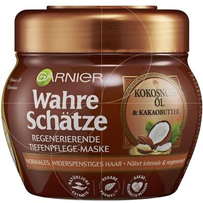 Garnier Ultra Doux Masque capillaire régénérant coco cacao 300 ml - Publicité Garnier Ultra Doux Masque capillaire régénérant coco cacao 300 ml - Publicité