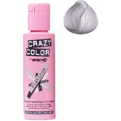Coloration cheveux semi-permanente CRAZY COLOR PLATINIUM Pour un look FUN et des cheveux aux couleurs vives et originales ! Les Rose - Publicité Coloration cheveux semi-permanente CRAZY COLOR PLATINIUM Pour un look FUN et des cheveux aux couleurs vives et originales ! Les Rose - Publicité