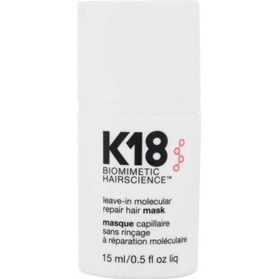 K18 Masque Réparateur Moléculaire Sans Rinçage - 15 ml - Publicité K18 Masque Réparateur Moléculaire Sans Rinçage - 15 ml - Publicité