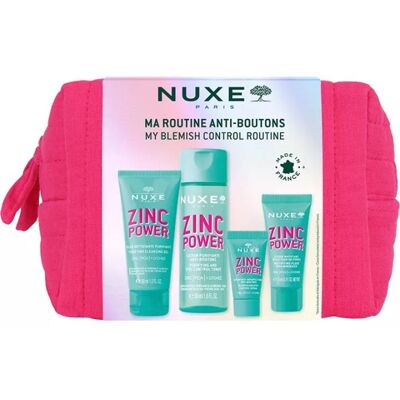 Nuxe Trousse Ma Routine Anti-Boutons Zinc Power - Publicité Nuxe Trousse Ma Routine Anti-Boutons Zinc Power - Publicité