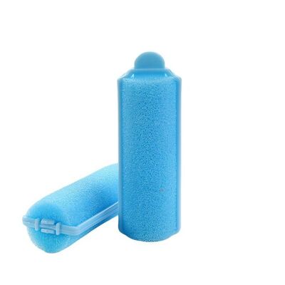 INF Bigoudis en Mousse 2.5cm (Lot de 10) - Rouleaux à Cheveux Sans Chaleur - Boucles Douces et Volume Naturel - Bleu - Publicité INF Bigoudis en Mousse 2.5cm (Lot de 10) - Rouleaux à Cheveux Sans Chaleur - Boucles Douces et Volume Naturel - Bleu - Publicité