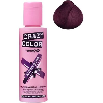Coloration cheveux semi-permanente CRAZY COLOR AUBERGINE Pour un look FUN et des cheveux aux couleurs vives et originales ! Les - Publicité Coloration cheveux semi-permanente CRAZY COLOR AUBERGINE Pour un look FUN et des cheveux aux couleurs vives et originales ! Les - Publicité