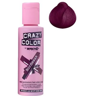 Coloration cheveux semi-permanente CRAZY COLOR BORDEAUX Pour un look FUN et des cheveux aux couleurs vives et originales ! Les - Publicité Coloration cheveux semi-permanente CRAZY COLOR BORDEAUX Pour un look FUN et des cheveux aux couleurs vives et originales ! Les - Publicité