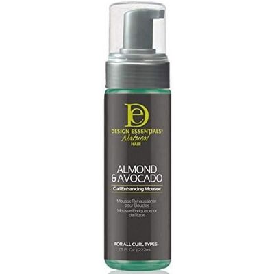 Design Essentials Natural Curl Enhancing Mousse Quick Drying Must-Have for Perfectly Defined Luminous Curls-Almond & Avocado - Publicité Design Essentials Natural Curl Enhancing Mousse Quick Drying Must-Have for Perfectly Defined Luminous Curls-Almond & Avocado - Publicité