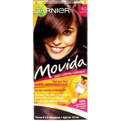 GARNIER - Coloration - MOVIDA (40 AUBURN) - Publicité GARNIER - Coloration - MOVIDA (40 AUBURN) - Publicité