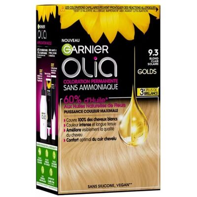 Garnier Olia Coloration N° 9.3 Blond Clair S… - Publicité Garnier Olia Coloration N° 9.3 Blond Clair S… - Publicité