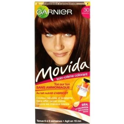 GARNIER - Coloration - MOVIDA (30 ACAJOU (P)) - Publicité GARNIER - Coloration - MOVIDA (30 ACAJOU (P)) - Publicité
