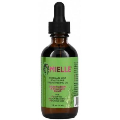 MIELLE ORGANICS Huile Fortifiante - MIELLE - Rosemary Mint - 59 ml - Nourrissant - Tous types de cheveux - Publicité MIELLE ORGANICS Huile Fortifiante - MIELLE - Rosemary Mint - 59 ml - Nourrissant - Tous types de cheveux - Publicité