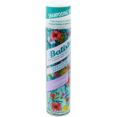 Pack de 6 - Batiste - Shampooing Sec Wildflower - Publicité Pack de 6 - Batiste - Shampooing Sec Wildflower - Publicité