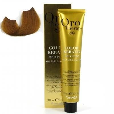 Fanola Oro Therapy Blond Clair Doré 8.3 - Coloration cheveux - Publicité Fanola Oro Therapy Blond Clair Doré 8.3 - Coloration cheveux - Publicité