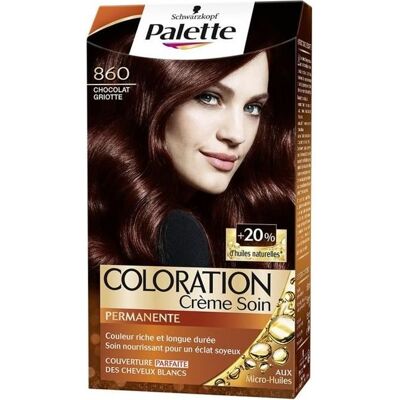 SCHWARZKOPF Coloration Permanente Palette - Chocolat Griotte 878 - Publicité SCHWARZKOPF Coloration Permanente Palette - Chocolat Griotte 878 - Publicité
