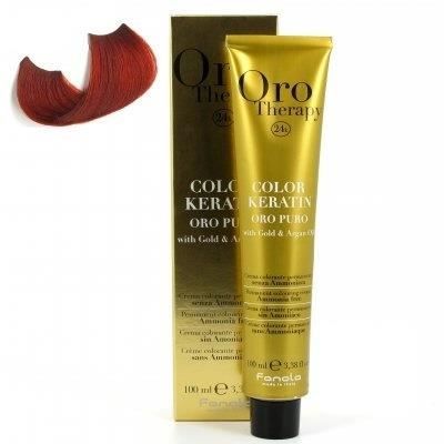 Fanola Blond Foncé Rouge Doré Coloration Permanente - Or et Argan - Publicité Fanola Blond Foncé Rouge Doré Coloration Permanente - Or et Argan - Publicité