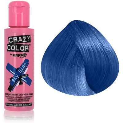 Pbs - Coloration semi-permanente Crazy Color - 59 - Sky Blue - 100ml - Publicité Pbs - Coloration semi-permanente Crazy Color - 59 - Sky Blue - 100ml - Publicité