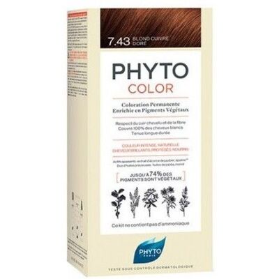Phyto Paris Phytocolor Blond Doré Cuivré - Coloration Capillaire - Publicité Phyto Paris Phytocolor Blond Doré Cuivré - Coloration Capillaire - Publicité