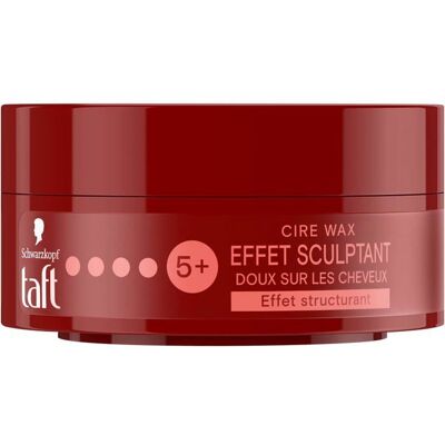 Cire Cheveux Homme - Schwarzkopf - Taft - Effet Sculptant - Fixation Forte - Tenue 24h - 75 ml - Publicité Cire Cheveux Homme - Schwarzkopf - Taft - Effet Sculptant - Fixation Forte - Tenue 24h - 75 ml - Publicité