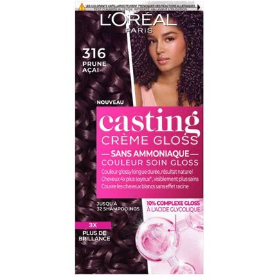 L'Oréal Paris - Casting Creme Gloss - Prune Exquise - Publicité L'Oréal Paris - Casting Creme Gloss - Prune Exquise - Publicité