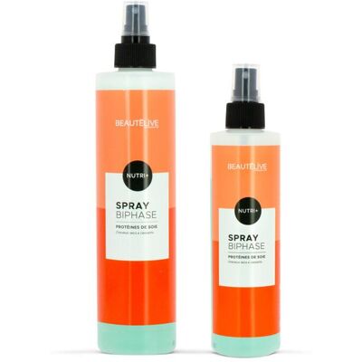 Beautélive Professionnel - Spray biphasé nutrition Nutri+ - 250ml - Publicité Beautélive Professionnel - Spray biphasé nutrition Nutri+ - 250ml - Publicité