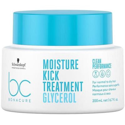 Schwarzkopf Moisture Kick Treatment Glycerol - 200ml - Publicité Schwarzkopf Moisture Kick Treatment Glycerol - 200ml - Publicité