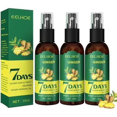 3PCS Hair Growth Spray7 Day Ginger Germinal Serum Essence Oil 7 Days Hair Growth Serum Anti Hair Loss Essence OilHerbal Essence - Publicité 3PCS Hair Growth Spray7 Day Ginger Germinal Serum Essence Oil 7 Days Hair Growth Serum Anti Hair Loss Essence OilHerbal Essence - Publicité