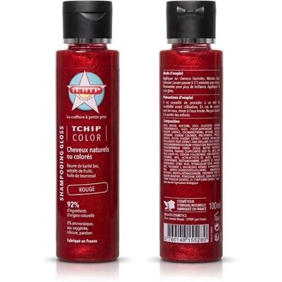 Mulato Tchip Color Shampoing Colorant Teinte Rouge 100ml - Publicité Mulato Tchip Color Shampoing Colorant Teinte Rouge 100ml - Publicité