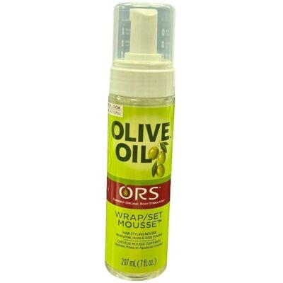 ORS Olive Oil Wrap Set Mousse - Publicité ORS Olive Oil Wrap Set Mousse - Publicité