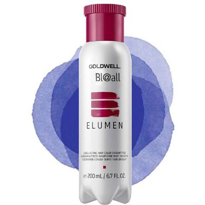 Coloration Capillaire Longue Durée Goldwell Elumen - Bleu - Teinture Professionnelle - Publicité Coloration Capillaire Longue Durée Goldwell Elumen - Bleu - Teinture Professionnelle - Publicité