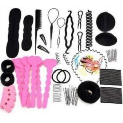 Accessoires De Coiffure Hair Styling Set DOutils De Coiffure Cheveux Accessoires Pour Femmes Et Filles Convient 20 Pcs - Publicité Accessoires De Coiffure Hair Styling Set DOutils De Coiffure Cheveux Accessoires Pour Femmes Et Filles Convient 20 Pcs - Publicité