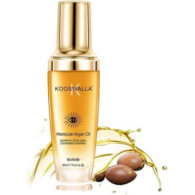 KOOSWALLA Svadia Sérum Huile d’Argan Marocain 100 ml Hydratant Anti-Frizz Réparateur Vegan - Publicité KOOSWALLA Svadia Sérum Huile d’Argan Marocain 100 ml Hydratant Anti-Frizz Réparateur Vegan - Publicité