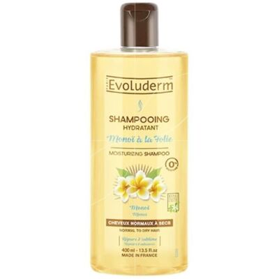 Evoluderm Monoï à la Folie Shampoo Hydratant - Soins capillaires - Publicité Evoluderm Monoï à la Folie Shampoo Hydratant - Soins capillaires - Publicité