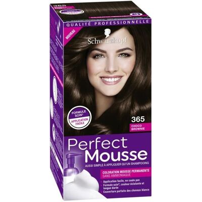 Coloration Mousse Perfect 365 Brownie - SCHWARZKOPF - Sans ammoniaque - Tous types de cheveux - Publicité Coloration Mousse Perfect 365 Brownie - SCHWARZKOPF - Sans ammoniaque - Tous types de cheveux - Publicité