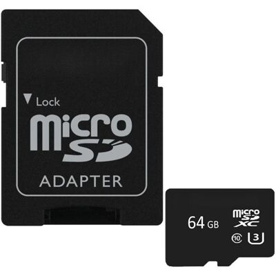 ACCE2S Carte Mémoire MicroSD 64 Go pour Crosscall Stellar M6E M6 Core S5 M5 Z5 X5 X3 M4 X4 Action X5 X3 Trekker .. 90 MB/s + adaptateur Noir - Publicité ACCE2S Carte Mémoire MicroSD 64 Go pour Crosscall Stellar M6E M6 Core S5 M5 Z5 X5 X3 M4 X4 Action X5 X3 Trekker .. 90 MB/s + adaptateur Noir - Publicité