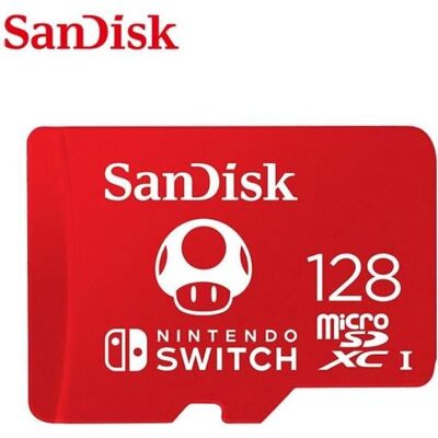 Carte Micro SD 128GB Nintendo Switch SDSQXAO - V30 - Classe 10/U1 - Publicité Carte Micro SD 128GB Nintendo Switch SDSQXAO - V30 - Classe 10/U1 - Publicité