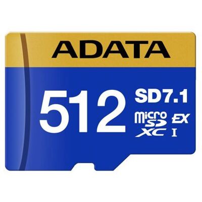 Carte Mémoire Micro SD - ADATA - UD512GEX3L1-C - 512 Go - UHS-II - Étanche - Publicité Carte Mémoire Micro SD - ADATA - UD512GEX3L1-C - 512 Go - UHS-II - Étanche - Publicité