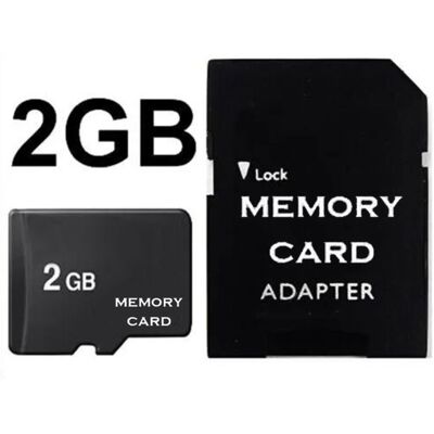 QUMOX MicroSD 2 Go Carte mémoire micro sd SDHC 2go avec adaptateur sd - Publicité QUMOX MicroSD 2 Go Carte mémoire micro sd SDHC 2go avec adaptateur sd - Publicité