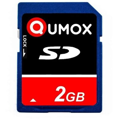 QUMOX 2 Go 2048 Mo SD carte mémoire Bleu - Publicité QUMOX 2 Go 2048 Mo SD carte mémoire Bleu - Publicité