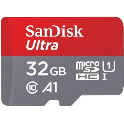 Carte Mémoire Micro SD SDHC Sandisk Ultra 32Go120MB/s Classe 10 UHS-I A1 Micro SD - Publicité Carte Mémoire Micro SD SDHC Sandisk Ultra 32Go120MB/s Classe 10 UHS-I A1 Micro SD - Publicité