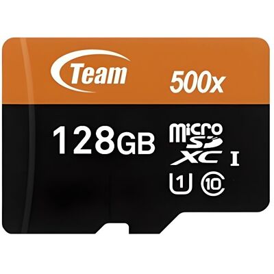 Team Group TUSDX128GUHS03 Carte SD 128GB - Publicité Team Group TUSDX128GUHS03 Carte SD 128GB - Publicité