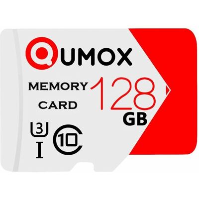 QUMOX MICRO SD SDXC 128g 128Go TF carte classe 10 80Mo/s pour Samsung Huawei Xiaomi portable tablette - Publicité QUMOX MICRO SD SDXC 128g 128Go TF carte classe 10 80Mo/s pour Samsung Huawei Xiaomi portable tablette - Publicité