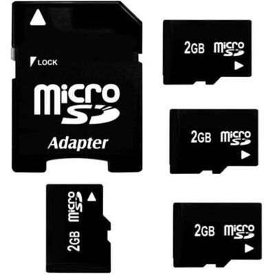 QUMOX 4PCS Carte mémoire micro sd SDHC 2go avec adaptateur sd - Publicité QUMOX 4PCS Carte mémoire micro sd SDHC 2go avec adaptateur sd - Publicité