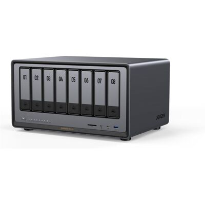 Serveur NAS - UGREEN - DXP8800 Plus - 8 baies - 8 Go Gris - Publicité Serveur NAS - UGREEN - DXP8800 Plus - 8 baies - 8 Go Gris - Publicité