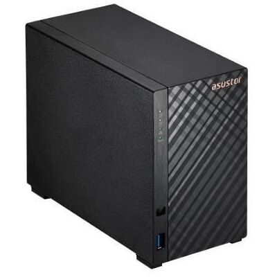 Serveur NAS - ASUSTOR - AS1202T - 2 baies - 1 Go DDR4 Noir - Publicité Serveur NAS - ASUSTOR - AS1202T - 2 baies - 1 Go DDR4 Noir - Publicité