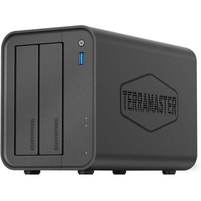 TerraMaster F2-425 NAS 2 baies avec CPU Quad-Core N5095 4 Go DDR4 et port 2.5GbE Idéal pour le stockage multimédia domestique - Publicité TerraMaster F2-425 NAS 2 baies avec CPU Quad-Core N5095 4 Go DDR4 et port 2.5GbE Idéal pour le stockage multimédia domestique - Publicité