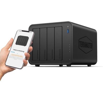 TerraMaster F4-425 NAS 4 baies avec processeur Intel Quad-Core x86 2.5GbE Conçu pour le stockage et multimédia domestique - Publicité TerraMaster F4-425 NAS 4 baies avec processeur Intel Quad-Core x86 2.5GbE Conçu pour le stockage et multimédia domestique - Publicité