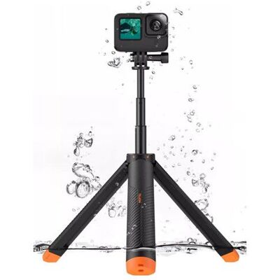 TELESIN Perche Flottante 4 en 1 Trépied Poignée Selfie Étanche pour GoPro Hero 13 12 DJI Action Insta360 - Publicité TELESIN Perche Flottante 4 en 1 Trépied Poignée Selfie Étanche pour GoPro Hero 13 12 DJI Action Insta360 - Publicité