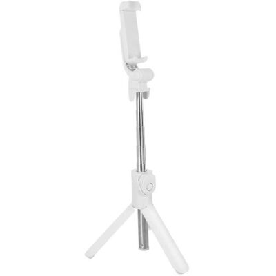 AVIZAR Perche Selfie avec Trépied Télécommande Bluetooth Bras Extensible 68 cm - Blanc Blanc - Publicité AVIZAR Perche Selfie avec Trépied Télécommande Bluetooth Bras Extensible 68 cm - Blanc Blanc - Publicité