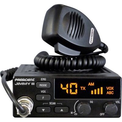 President JIMMY III 40362 - Radio CB Compacte - Haute Performance - Publicité President JIMMY III 40362 - Radio CB Compacte - Haute Performance - Publicité
