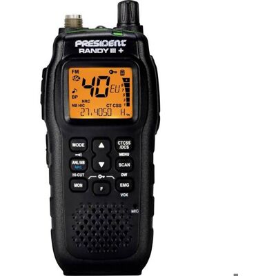 President President Randy III+ CB-Handfunkgerät AM/FM 40210 Talkie-walkie CB manuel - Publicité President President Randy III+ CB-Handfunkgerät AM/FM 40210 Talkie-walkie CB manuel - Publicité