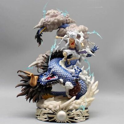 Figurine One Piece Luffy Gear 5 23 CM Statue Anime Dragon Battle Decor Cadeau avec sa boite neuf Bleu - Publicité Figurine One Piece Luffy Gear 5 23 CM Statue Anime Dragon Battle Decor Cadeau avec sa boite neuf Bleu - Publicité