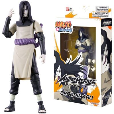 Figurine Naruto Shippuden - BANDAI - Anime Heroes - 36968 - Orochimaru - 17 cm Noir - Publicité Figurine Naruto Shippuden - BANDAI - Anime Heroes - 36968 - Orochimaru - 17 cm Noir - Publicité